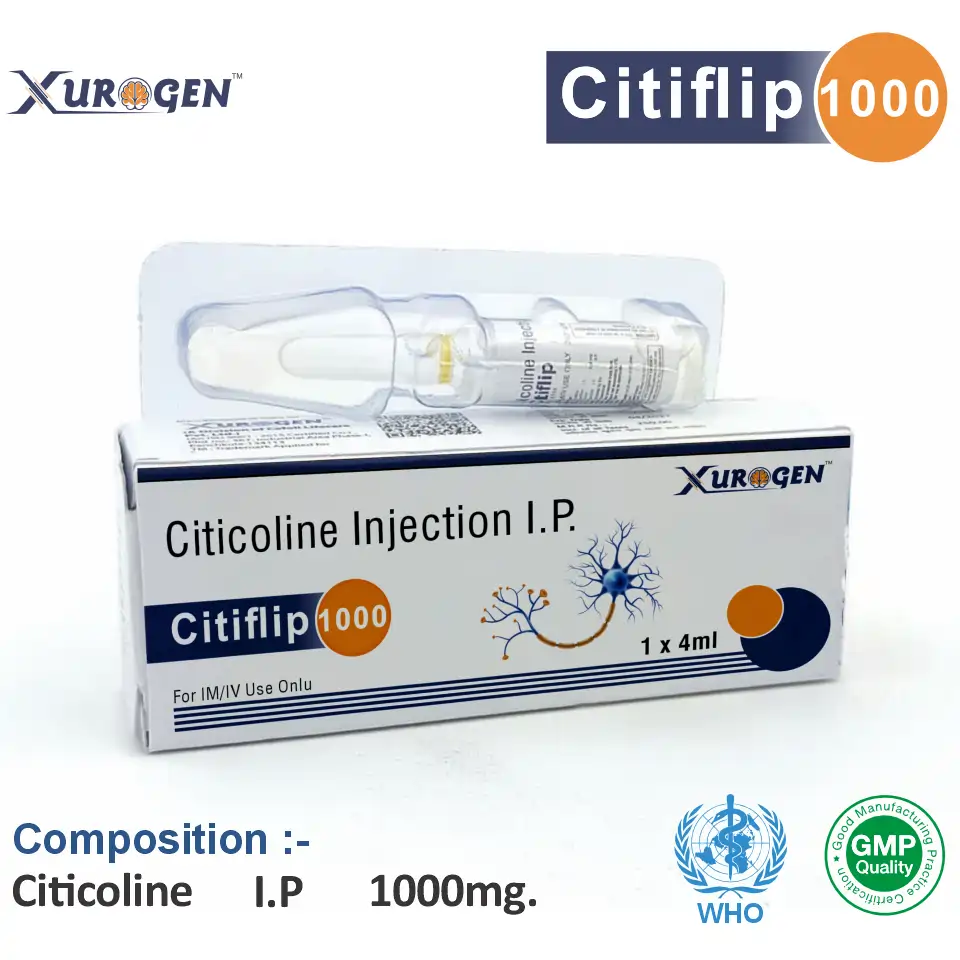 Citicoline (1000mg) Injection in PCD Pharma Franchise at Best Price